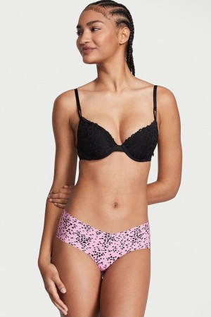 Victoria's Secret Sexy Illusions by Victorias Secret No Show Cheeky Knickers Svarta | 4506SHRKI