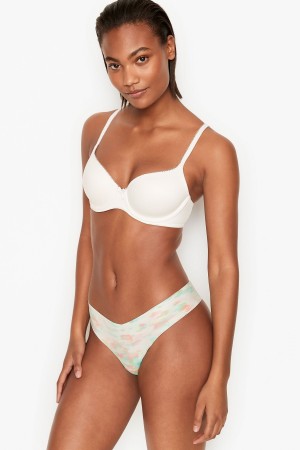 Victoria's Secret Sexy Illusions by Victorias Secret No Show String Knickers Almost Nude | 3786JRPUO