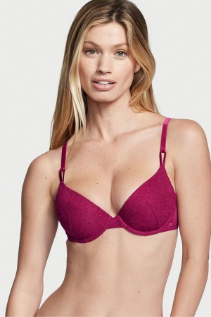 Victoria's Secret Sexy Tee Spets Lightly Fodrade T-Shirt Bra Svarta | 4206HFEUG