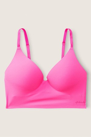 Victoria's Secret Smooth Non Wired Push Up Bralette Rosa Rosa | 8513ECYXR