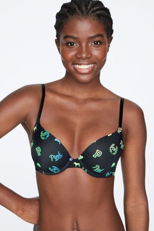 Victoria's Secret Smooth Push Up T-Shirt Bra Lila | 9108LCZNG