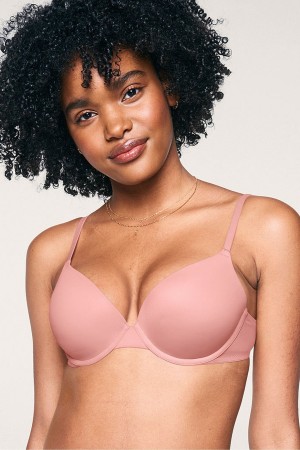 Victoria's Secret Smooth Push Up T-Shirt Bra Lila | 4291IDBUE