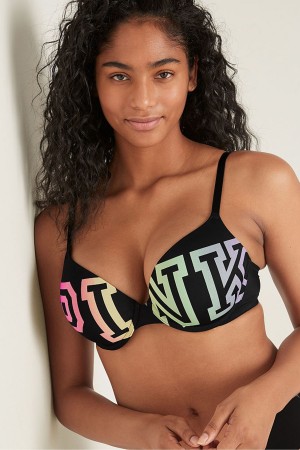 Victoria's Secret Smooth Push Up T-Shirt Bra Lila | 7652WGUHM