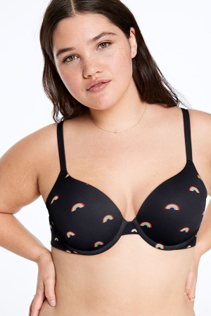 Victoria's Secret Smooth Push Up T-Shirt Bra Lila | 5129GWTRO