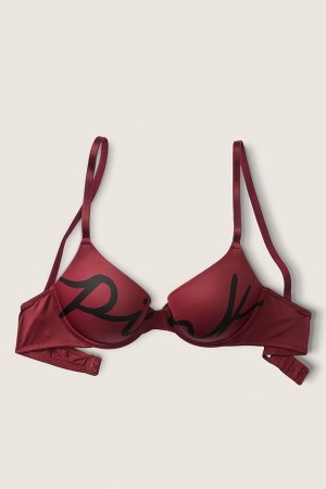 Victoria's Secret Smooth Push Up T-Shirt Bra Lila | 0216BFQUK