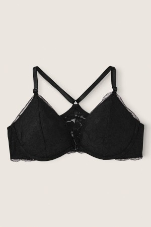 Victoria's Secret Spets Front Fastsättning Push Up Bra Blå | 9275FGPJL