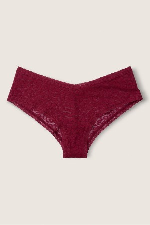 Victoria's Secret Spets Logo Cheeky Knickers Vita | 9670QFLEM