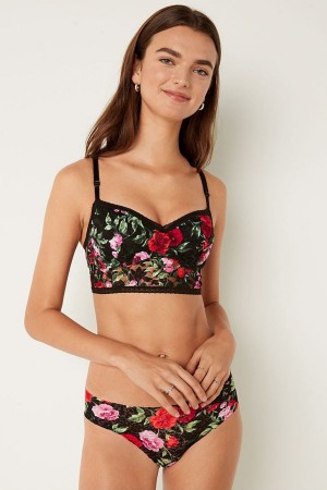 Victoria's Secret Spets Wired Push Up Bralette Blå | 8367ZLBEX