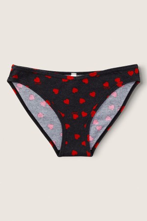 Victoria's Secret Stretch Bomull Bomull Bikini Knicker Svarta | 0719KZCYB