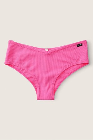 Victoria's Secret Stretch Bomull Bomull Cheeky Knickers Rosa | 2698QAFVH