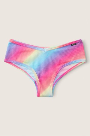 Victoria's Secret Stretch Bomull Bomull Cheekster Knickers Blå | 7809XMFAZ