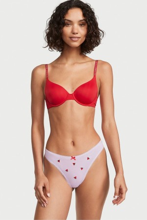 Victoria's Secret Stretch Bomull Bomull High Leg String Knickers Perfume Watermelon | 1297DWJHM