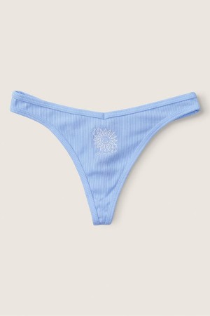 Victoria's Secret Stretch Bomull Bomull String Knickers Rosa | 3492TDZBN