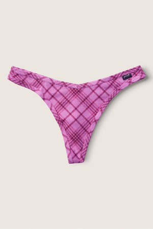 Victoria's Secret Stretch Bomull Bomull String Knickers Rosa | 8205CQAPL