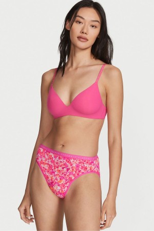 Victoria's Secret Stretch Bomull Stretch Bomull High Leg Brief Knickers Rosa | 3725RMWTF