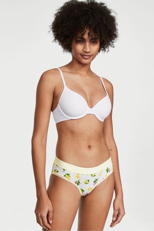 Victoria's Secret Stretch Bomull Stretch Bomull Logo Midja Hipster Knickers Blå | 7235MHSOC