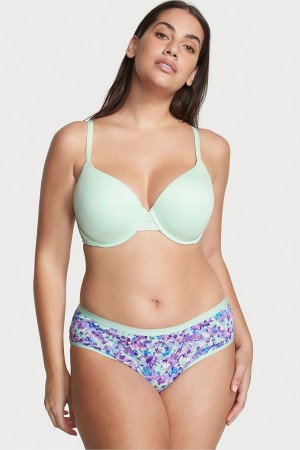 Victoria's Secret Stretch Bomull Stretch Bomull Hipster Knickers Mintgröna | 3497JQYLG