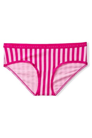 Victoria's Secret Stretch Bomull Stretch Bomull Hipster Knickers Randig | 8142EZCDP