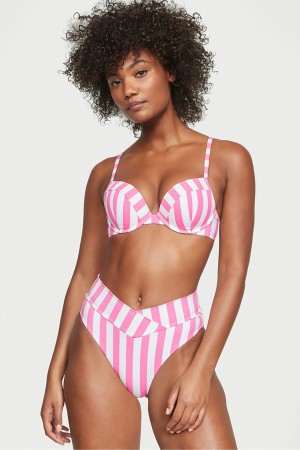 Victoria's Secret Swim Bikini Bottom Blå Randig | 5892RWKNG