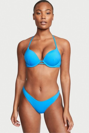 Victoria's Secret Swim Bikini Top Blå | 6278LBEIY