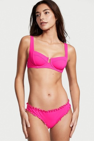 Victoria's Secret Swim Bikini Top Rosa | 5981NAIMJ