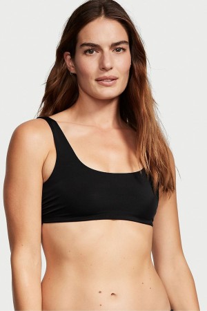 Victoria's Secret Swim Bikini Top Svarta | 2398ZFYNT