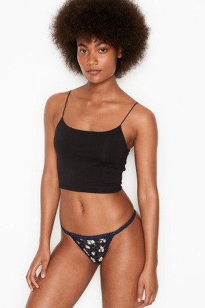 Victoria's Secret The Lacie Spets G String Knickers Almost Nude | 6350QYTRU