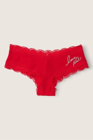 Victoria's Secret The Lacie Spets Trim Cheeky Knickers Svarta | 8256AVYCH