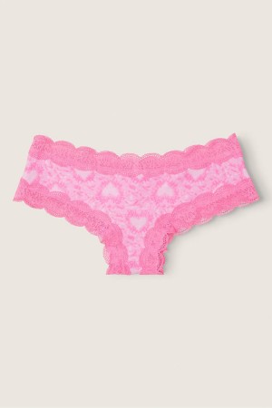 Victoria's Secret The Lacie Spets Trim Cheeky Knickers Svarta | 6531LUOMA