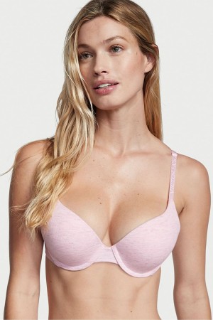 Victoria's Secret The T-Shirt Logo Rem Bra Rosa | 8529YNGOV