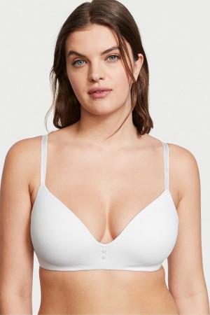 Victoria's Secret The T-Shirt Smooth Lightly Fodrade Non Wired T-Shirt Bra Vita | 5120GFZUY