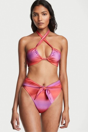 Victoria's Secret Twist Multiway Halterneck Bikini Top Lila | 6403OWSAT