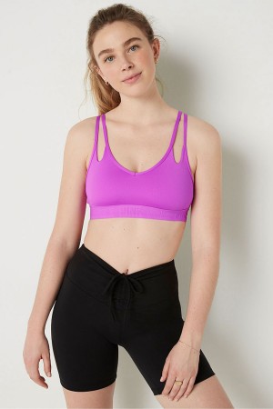 Victoria's Secret Ultimate Snörade Back Lightly Fodrade Bra Blå | 8024EYCOG