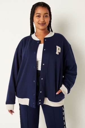 Victoria's Secret Varsity Jacket Blå | 2876DZUBW