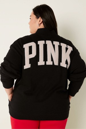 Victoria's Secret Varsity Jacket Svarta | 6453OUKPA