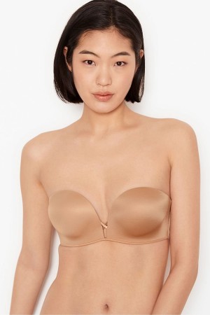 Victoria's Secret Very Sexy Add 2 Cups Smooth Multiway Strapless Bra Sweet Praline Nude | 3458DSMAV