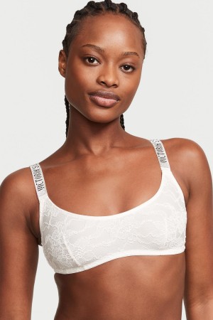 Victoria's Secret Very Sexy Shine Rem Spets Bralette Svarta | 0982SHNPC