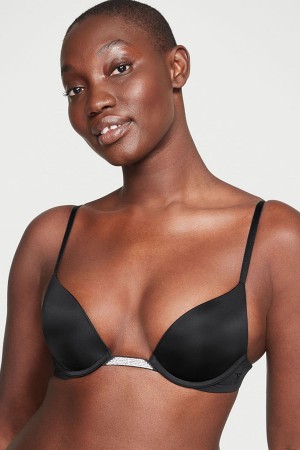 Victoria's Secret Very Sexy Smooth Plunge Shine Multiway Bra Svarta | 9061XRSBQ