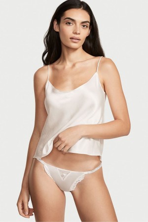 Victoria's Secret Very Sexy Smooth Shine Rem Knickers Svarta | 5301JIHAY