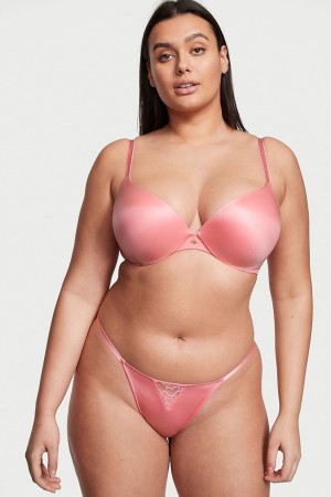 Victoria's Secret Very Sexy Smooth Shine Rem Knickers Rosa | 5092LXWZY