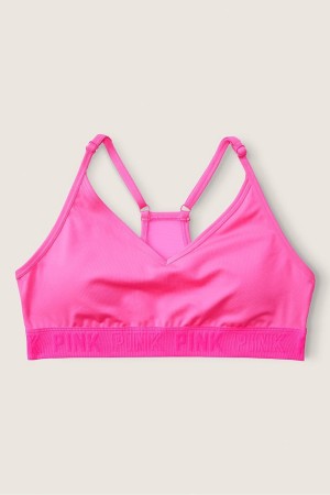 Victoria's Secret Wear Everywhere Lightly Fodrade Low Impact Sports Bra Rosa | 3185UTYNX