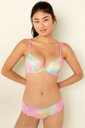 Victoria's Secret Wear Everywhere Smooth Lightly Fodrade T-Shirt Bra Rosa | 8534XAYHP