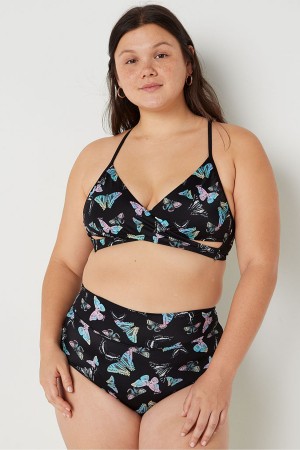 Victoria's Secret Wrap Bikini Top Mörksvarta | 0386BHZDV